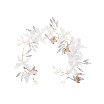 

1pc Wedding Headband Butterfly Handmade Crystal Bridal Hair Accessory Headwear Headpieces Headdress