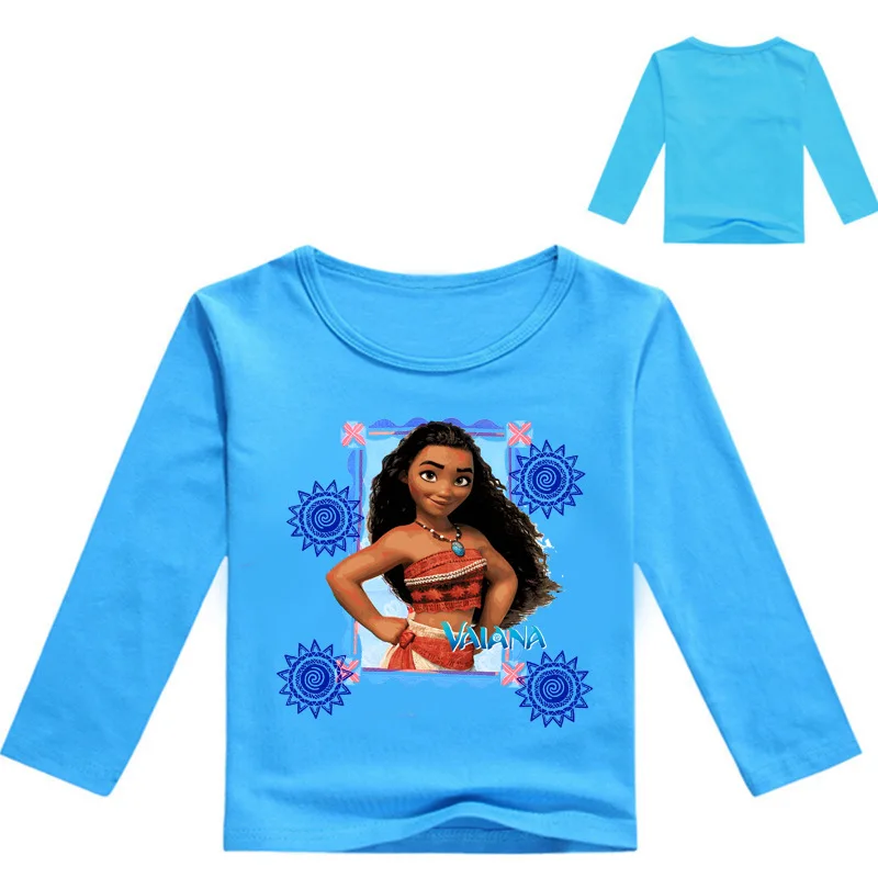 

2018 Autumn Kids Tops Tees Baby T-shirts Moana Maui Kids Boys Clothes Casual Girl T Shirts Children's Clothing Cartoon dtee45