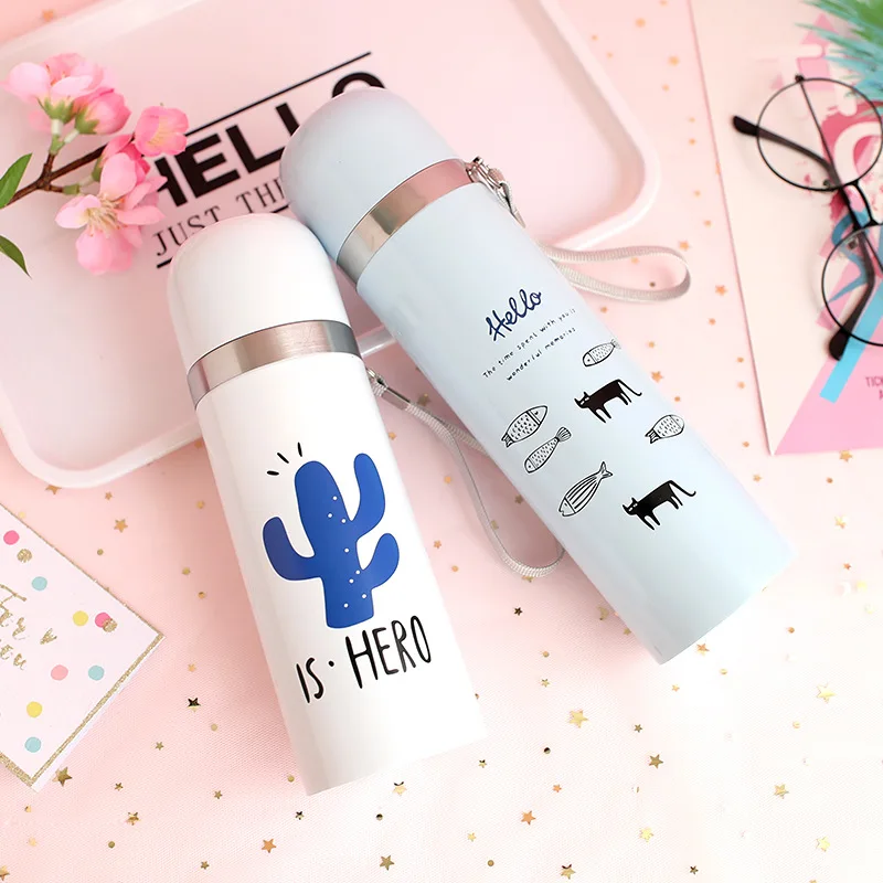 

New Design High Quality 304 stainless steel Vacuum Flasks Thermos Cup Coffee Tea Milk Travel Mug Thermo Bottle Gifts Thermocup