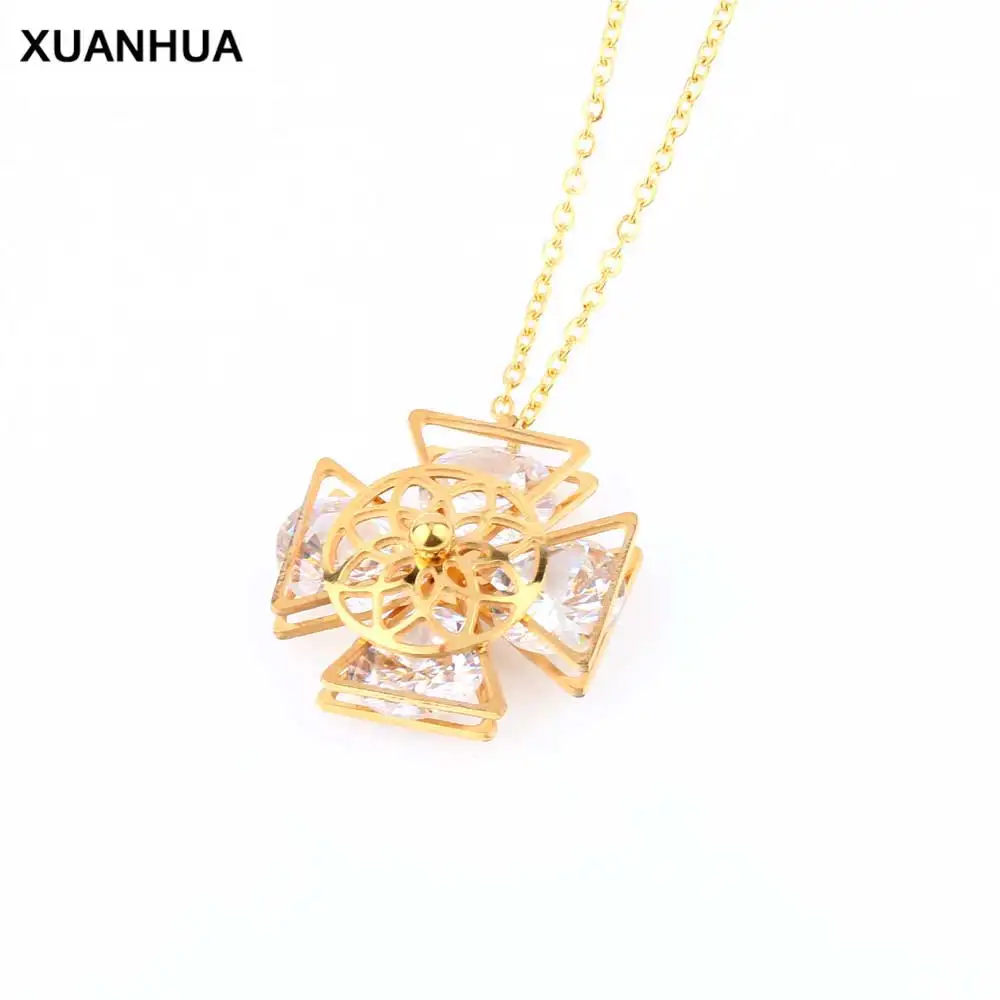 XUANHUA оптовая продажа модные ювелирные изделия из нержавеющей стали циркониевые
