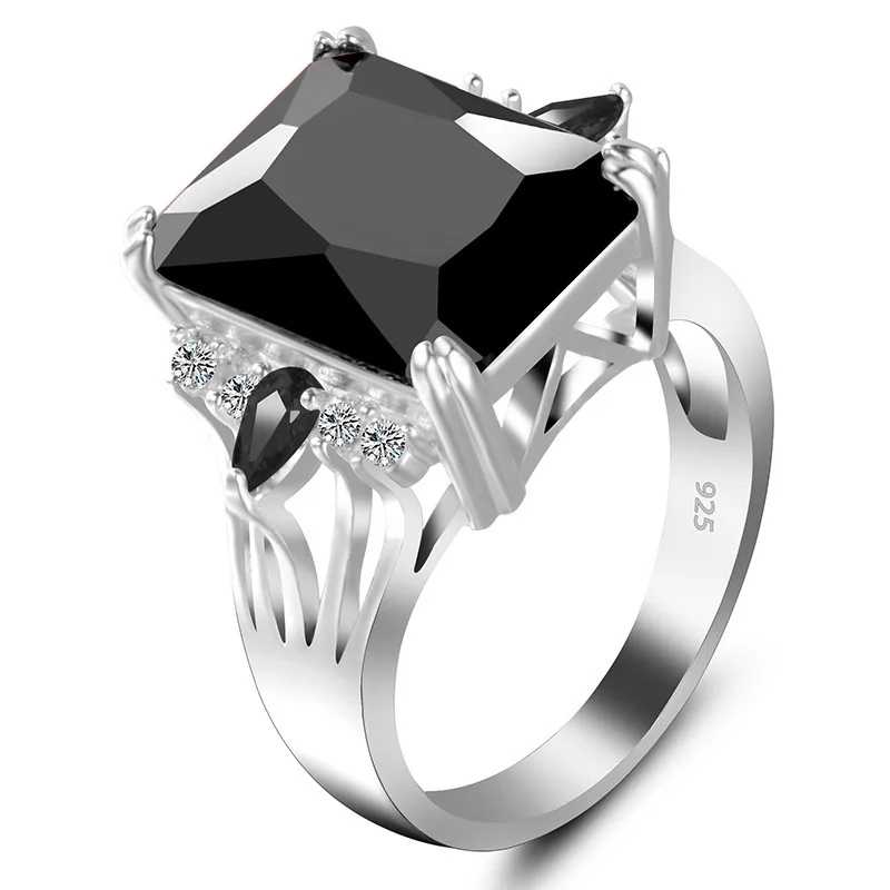 square crystal wedding engagement rings jewelry (11)