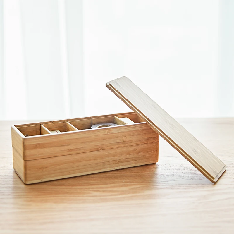 Bamboo Dust-proof Office Storage Box With Lid Natural Long Strip Pen Pencil Lipstick Sundries Drawer Cabinet Articles Organizer Bamboo Dust-proof Office Storage Box With Lid Natural Long Strip Pen Pencil Lipstick Sundries Drawer Cabinet Articles Organizer