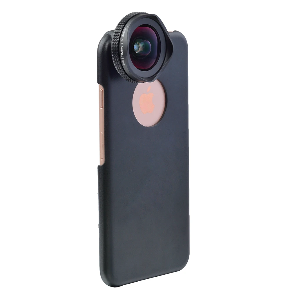 APEXEL 2 в 1 комплект объективов камеры Универсальный 16 мм 4 к супер широкоугольный объектив с CPL фильтром подходит для телефонов iPhone 6S plus Xiaomi