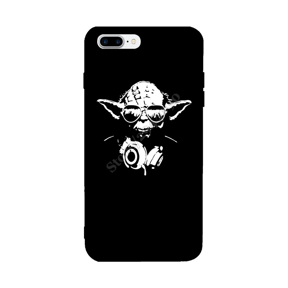 Тонкий Star Wars для iPhone 6 S 7 8 Plus Мягкие TPU красочные Антидетонаторы Чехлы мангала iphone