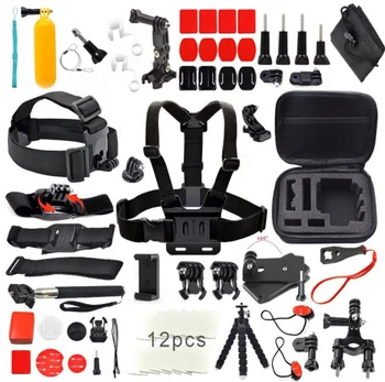 

for Gopro Accessories set for go pro hero 6 5 4 3 kit mount for SJCAM SJ4000 camera for eken h9 tripod