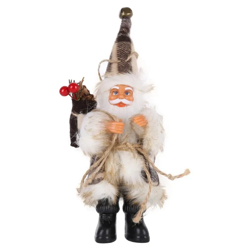 

22cm&16cm Santa Claus White&Migues&Red Christmas Gifts for Kids Happy Gifts