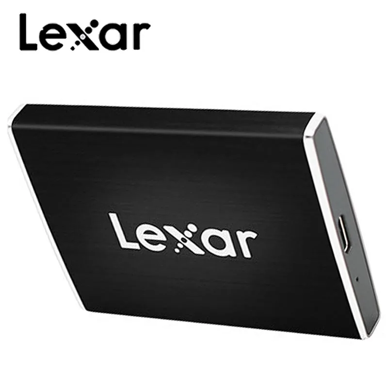 Lexar 500G 1T Профессиональный SL100 Pro Портативный SSD высокая скорость 950 МБ/с./с чтение 900 МБ/с./с запись 500 ГБ 1 ТБ светодиодный светильник 256 бит AES черный