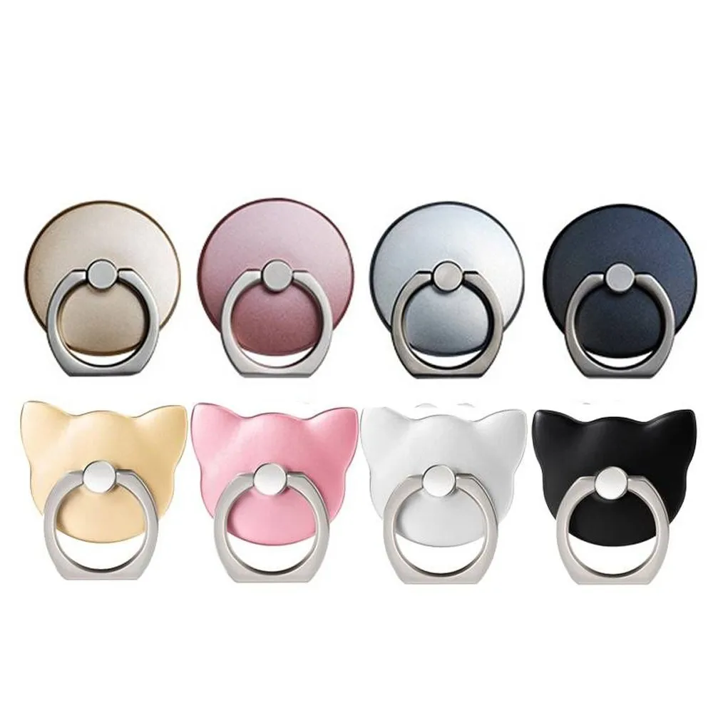 Fashion Universal 360 Degree Finger Ring Mobile Phone Grip Stand Holder For iPhone X 8 Samsung xiaomi Metal cellPhone tablet Fashion Universal 360 Degree Finger Ring Mobile Phone Grip Stand Holder For iPhone X 8 Samsung xiaomi Metal cellPhone tablet