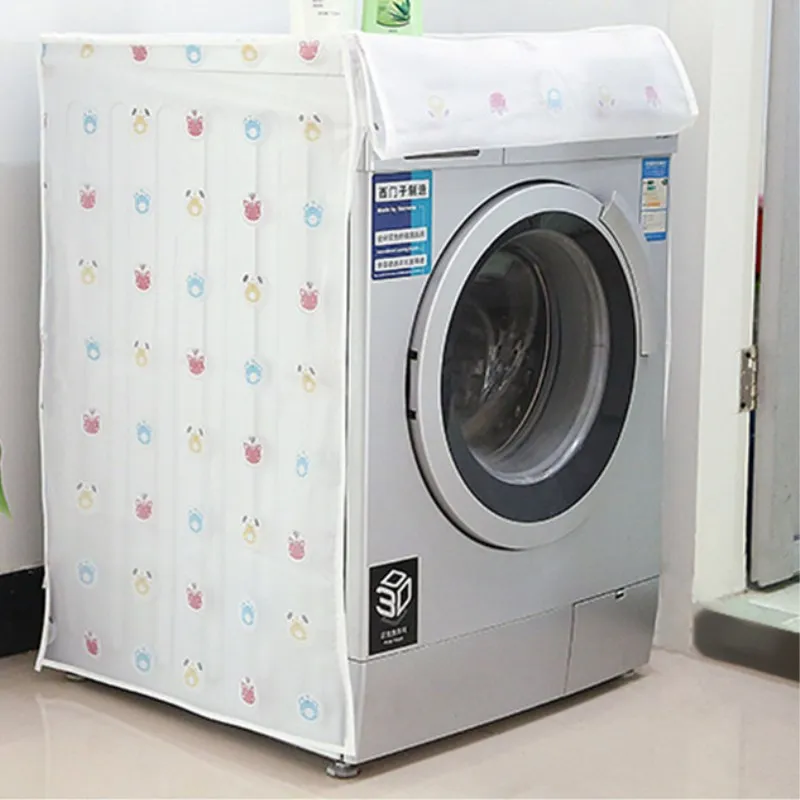 

Drum Washing Machine PVEA Dust Proof Cover Waterproof Case Washing Machine Protective Dust Jacket 60*56*83cm