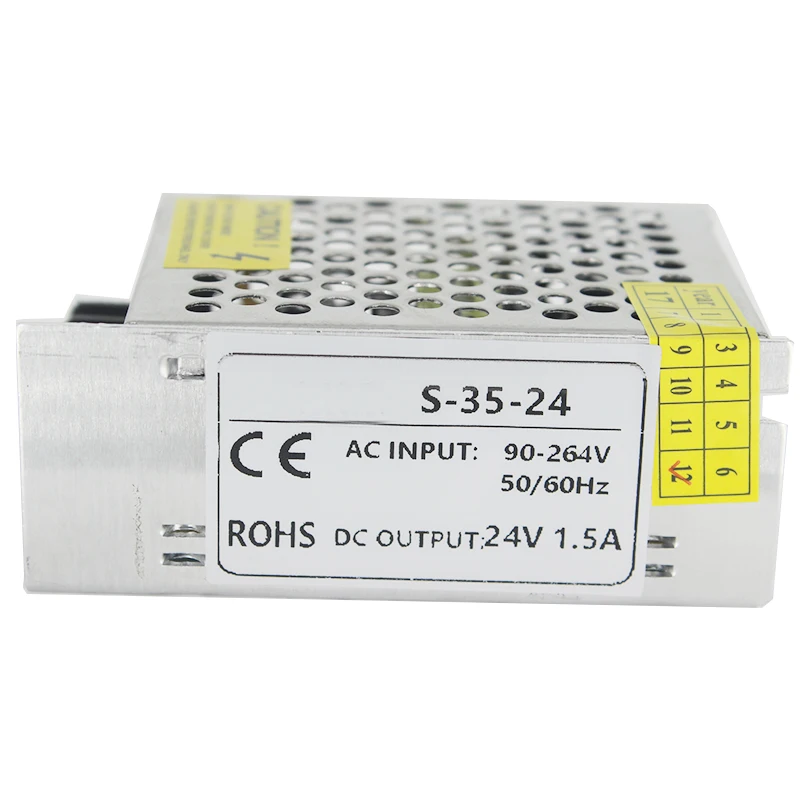 

DC24V Power Supply Switching 1.5 24W LED Power Adapter Driver Transformer 100-240v ac-dc 24v SMPS For Led Light Lamp CNC