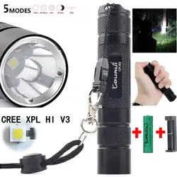 XPL Привет V3 высокое Мощность карман свет Penlight 5 режимов свет факела Батарея светодиодный фонарик лиходарка ручной Linterna Lanterna