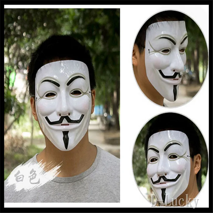 1 шт.,, вечерние маски V для Vendetta, маска Anonymous Guy Fawkes, нарядное платье, аксессуар для костюма для взрослых, косплей маски для вечеринки