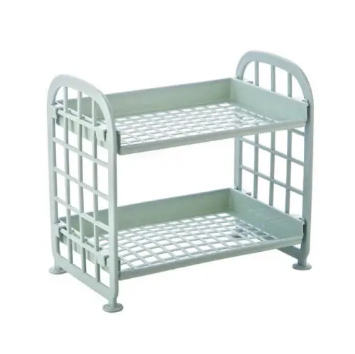 

2 Tier Layer Storage Organizer Holder Cabinet Shelf Space Saving Shoe Tower Rack Plaastic Multi-Function
