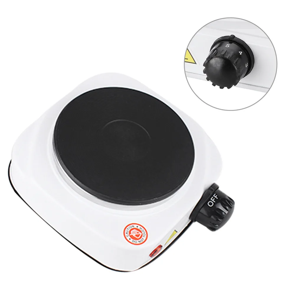 

500W Mini Electric Hot Plate Stove Countertop Practical Solid Hotplate Heating Furnaces Kitchen Cooking Hotplate for Home