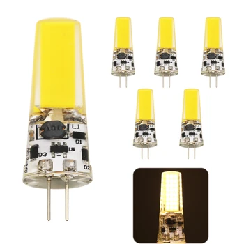 

5Pcs/lot 2018 new G4 AC DC 12V AC 220V Led bulb Lamp SMD 9W Dimmable Replace halogen lamp light 360 Beam Angle luz lampada led
