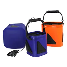 Портативный большой емкости Кемпинг Рыбалка складное ведро Автомобильный Контейнер Для Хранения Портативные рыболовные инструменты складное ведро