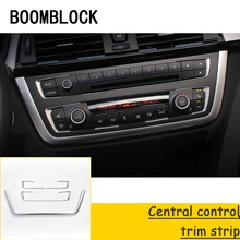BOOMBLOCK рамка для центральной консоли наклейки для автомобиля-Стайлинг для BMW F30 F34 F35 3 серии 320i 316i Авто интерьерные декоративные аксессуары