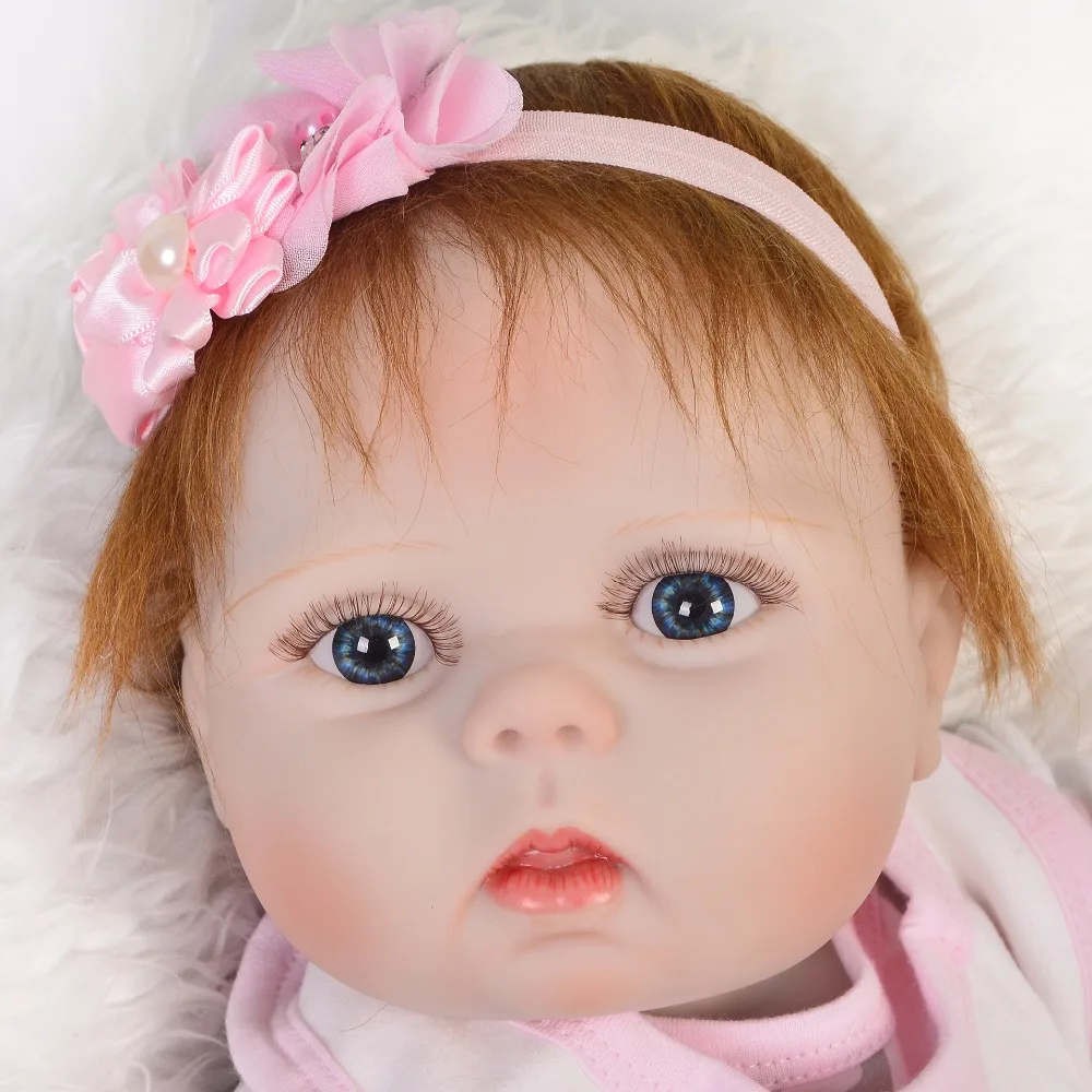 Силиконовая виниловая кукла Boneca BeBes Reborn с розовым слоном одежда для девочек