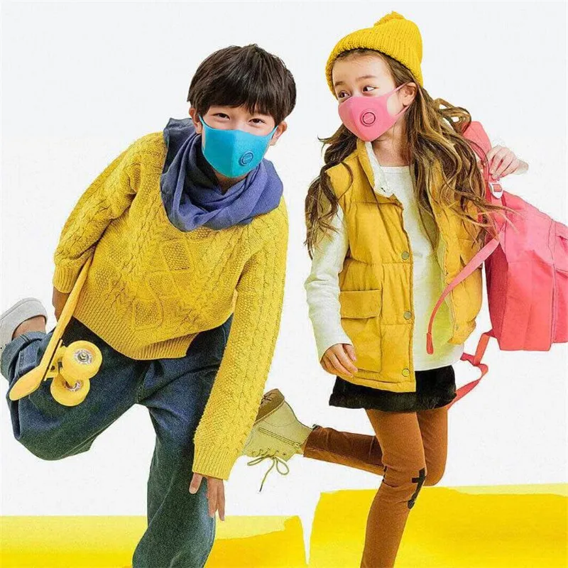 3 шт., детская маска Xiaomi Airpop, воздушная одежда, маска для лица PM2.5, противодымчатая, двойная защита, противотуманная пыль, мягкая, удобная, для мальчиков и девочек
