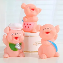 3 шт./компл. мини-антистресс Свинья Звук Шум чайник образовательные игрушки для детей, с изображением мультипликационных персонажей для детей Животные развивающие игры Забавные подарки