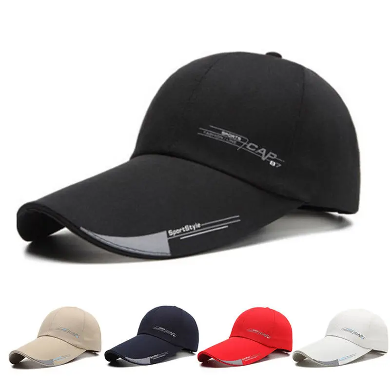 

Fashion Stylish 2019 Mens Sports Adjustable Cap For Fish Outdoor Baseball Cap Long Visor Brim Shade Sun Hat