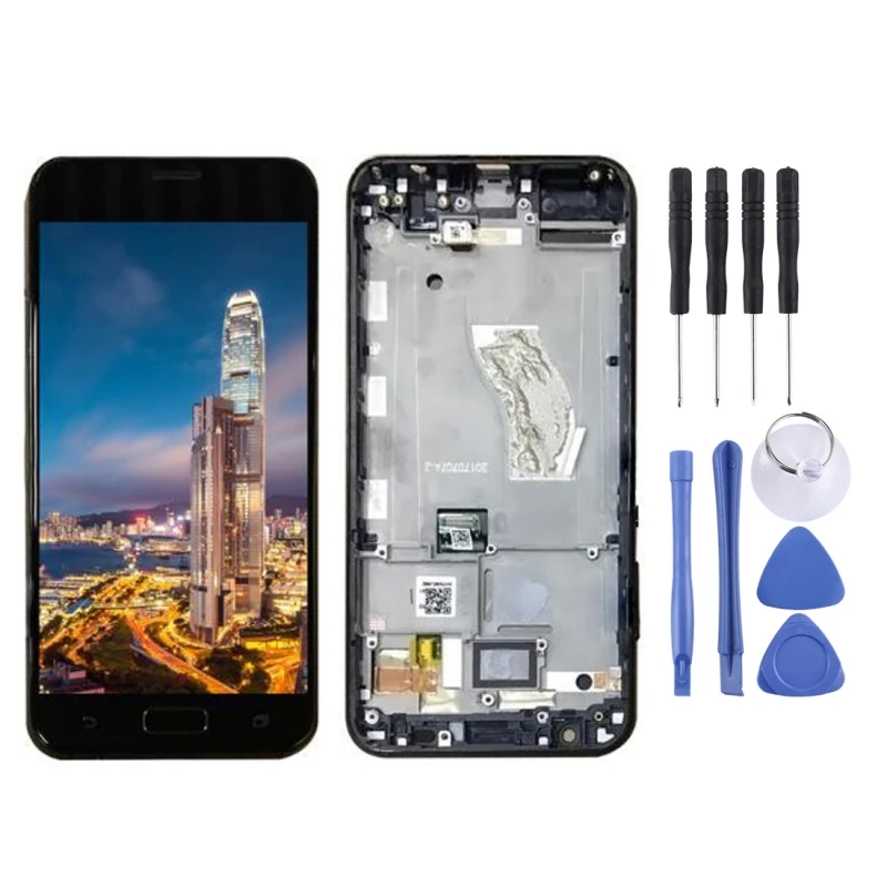 

High Quality LCD Screen and Digitizer Full Assembly Lcd Replacement Glass With Frame For Asus ZenFone V / V520KL / A006