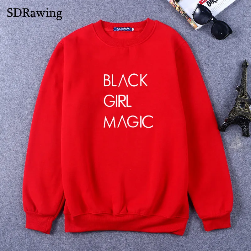 BLACK GIRL MAGIC Letters Print Women Sweatshirts Casual Funny Sweatshirts For Lady Girl Top Sweatshirts Hipster Drop Ship BLACK GIRL MAGIC Letters Print Women Sweatshirts Casual Funny Sweatshirts For Lady Girl Top Sweatshirts Hipster Drop Ship
