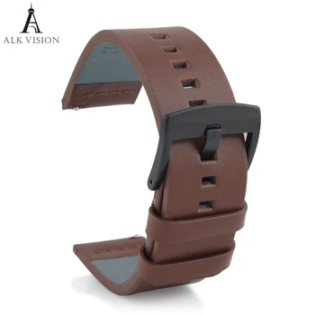 

ALK Watchband +Tool for Diesel Fossil Timex Armani genuine leather band for moto 260 2nd and SUNSUNG Gear S3 18 20 22 24mm