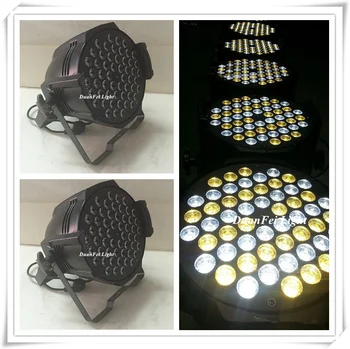

12pcs/lot led par 64 54pcs 3w par led cool white and warm white two color washing