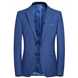2018 новый мужской костюм две пряжки брендовая одежда куртка праздничная одежда Для мужчин S Нарядные Костюмы для свадьбы жениха Смокинги