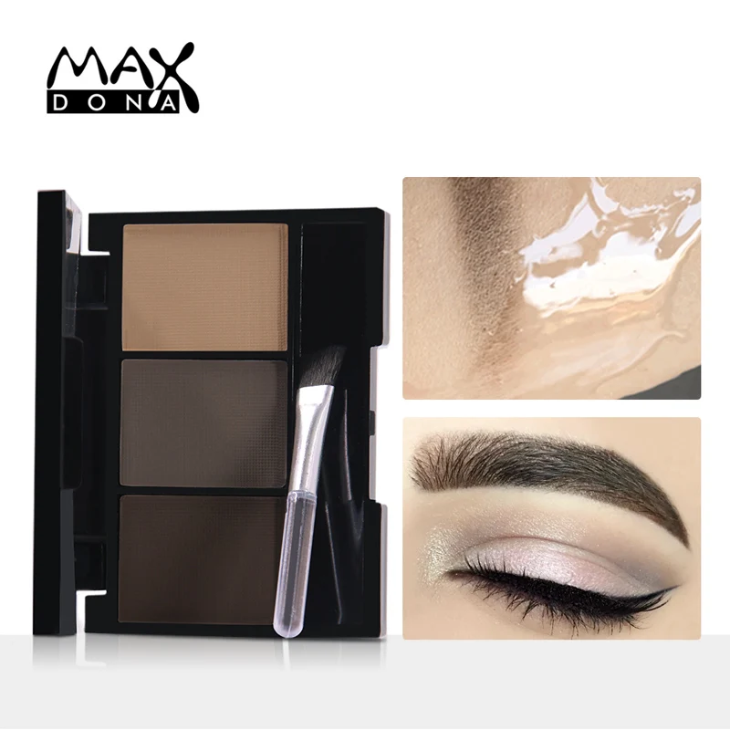 Professional Eye brow Powders Palette With Mirror Brush Eyebrow Enhancer Makeup Eyebrow Powder