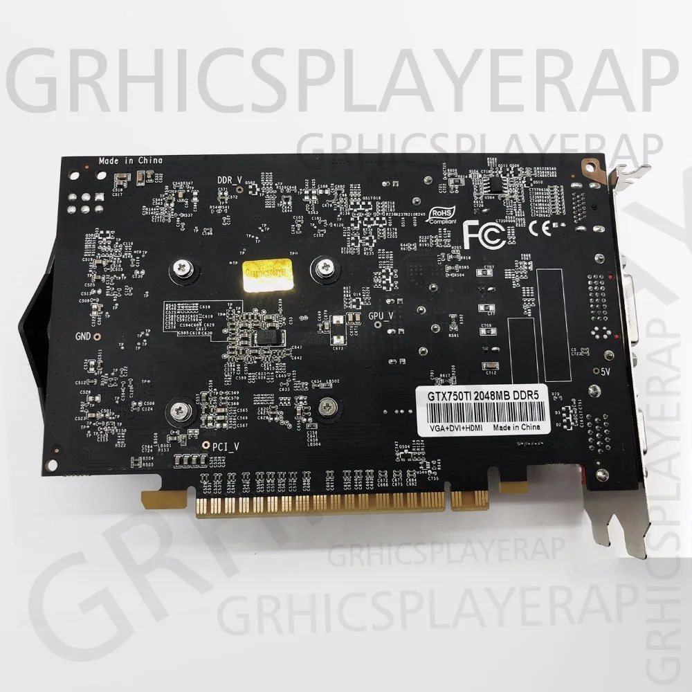 Графическая карта PCI-E 16X GTX750TI 2G DDR5 для nVIDIA Geforce чип компьютерная видеокарта ПК