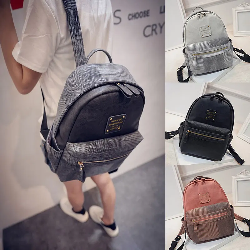 Hot Sale Vintage Casual Preppy Style Plaid School Women Serpentine Backpacks Girls New Travel Backpack 2017WML99