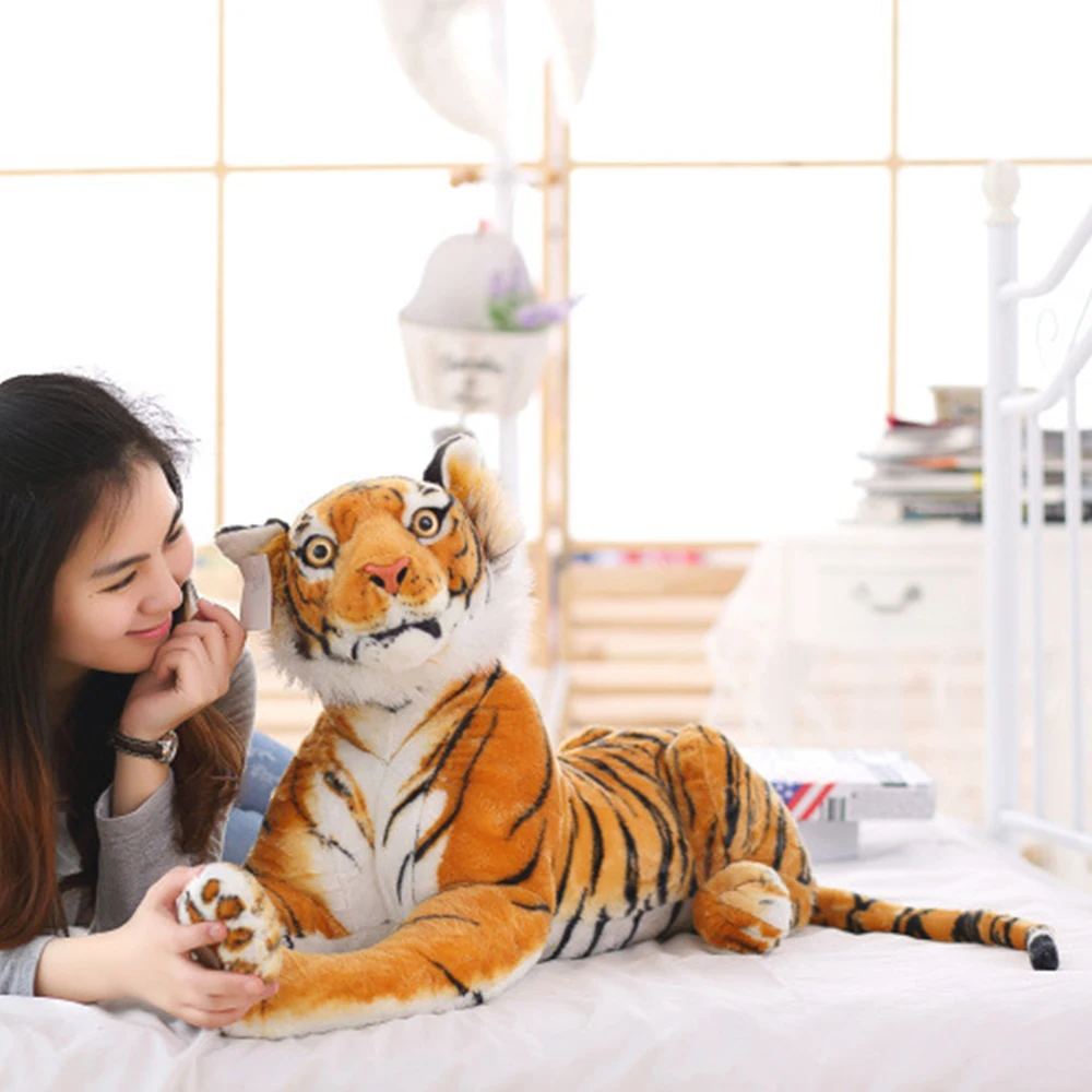 New Soft Stuffed Animals Tiger Plush Toys Pillow Cartoon Animal Big Pattern Kawaii Doll Cotton Girl Toys For Children New Soft Stuffed Animals Tiger Plush Toys Pillow Cartoon Animal Big Pattern Kawaii Doll Cotton Girl Toys For Children
