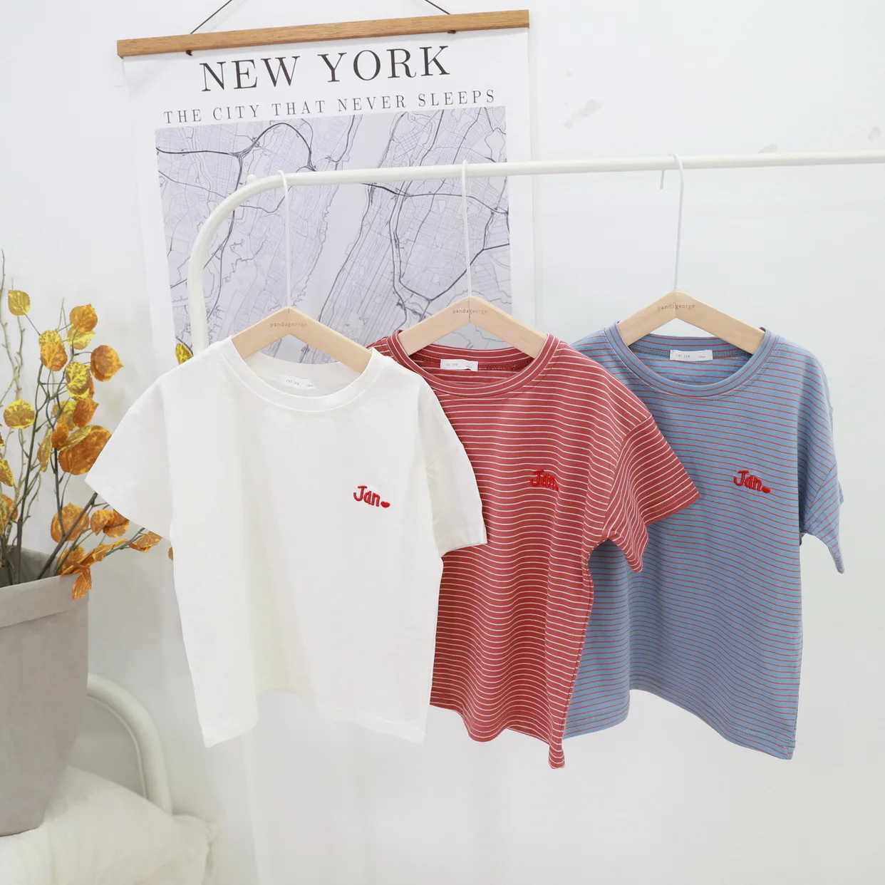 

Kids Boys T Shirt Summer Baby Girl Cotton Tops Toddler Tees Clothes Children Clothing Striped T-shirts Short Sleeve Casual Wear