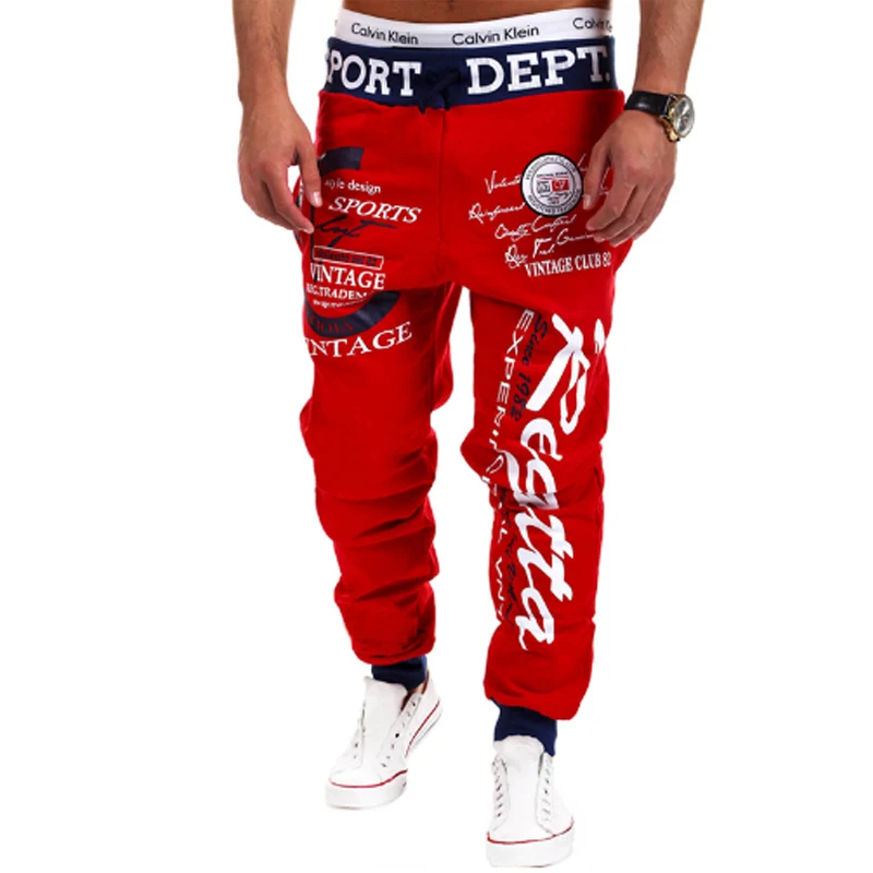 New Arrived 2019 Brand Casual Joggers Letter Printing Compression Pants Men Cotton Trousers Calabasas Sweatpants Mens M-XXXL