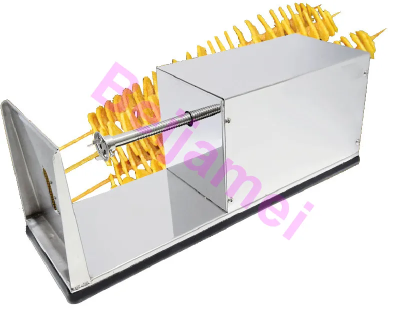Beijamei Высококачественная серийная Электрический аппарат для спиральной нарезки картофеля спираль фри овощерезка резка машины цена