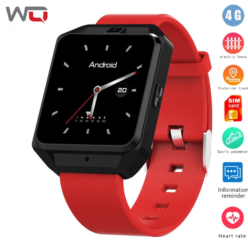 

WQ H5 Microwear H5 4G WiFi Smartwatch Phone 1.54" MTK6737 Quad Core 8GB ROM GPS Heart Rate Sleep Monitor PK Xiao mi band