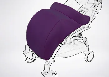 

Aiqi winter thickening cotton thermal windproof baby stroller trolley car umbrella general foot cover outdoor sleeping bag socks