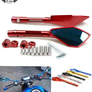 

Motorcycle accessories side Mirror CNC aluminum Mirror Rearview For HONDA CBR250R VFR 1200 F ST 1300 Black SpiRit NC750 S X