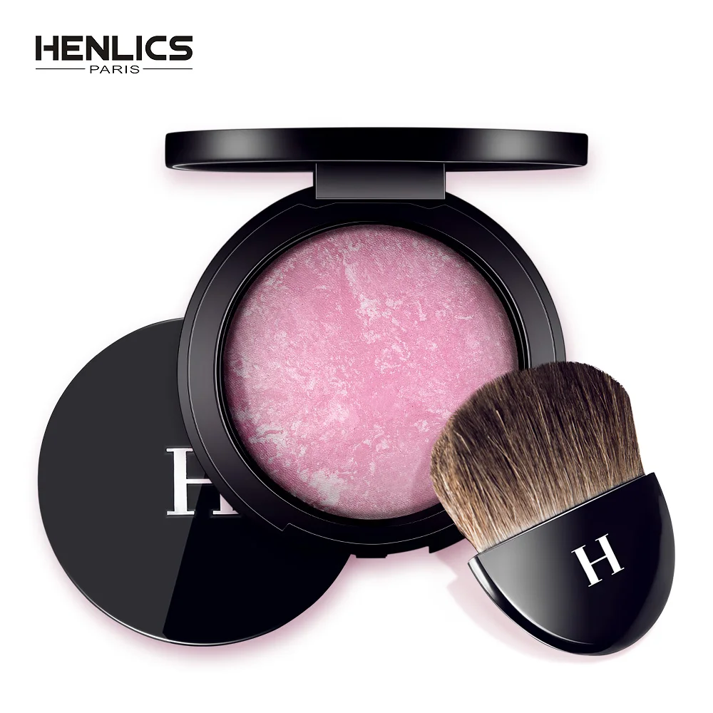 

Blusher Palette Sweet Charming Cheek 3 Colors Mineral Blush with Make up brush JYLHS021