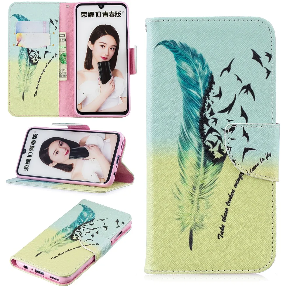 Флип чехол для fundas Huawei P Smart 2019 Honor 10 Lite Mate 20 Nova 2i 3i Y5 Y6 Y7 Y9 2018 Etui Fundas|Чехлы-портмоне| |