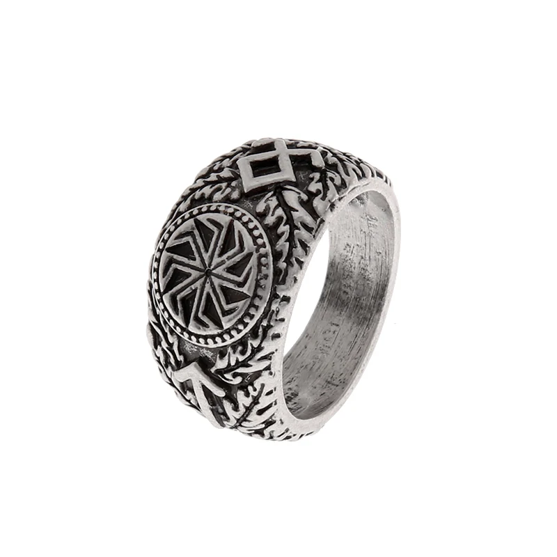 Коллекции в стиле норвежских викингов Rune Helm of Awe Ring Norde Vigisr мужское кольцо