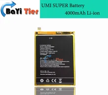 100 New High Quality for UMI SUPER Battery Li3834T43P6H8867 100 New 4000mAh Li ion Replacement Battery