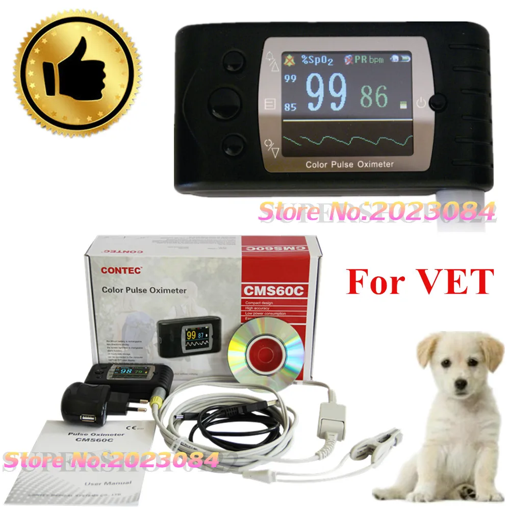 CONTEC VET Handheld Pulse Oximeter SpO2 Monitor,veterinary,blood oxygen