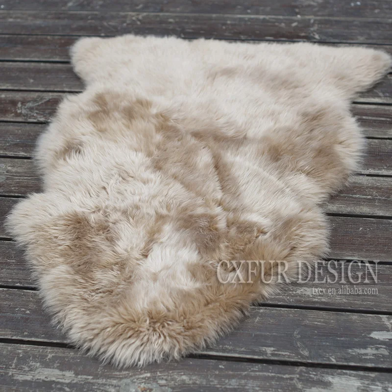 

CX-D-112C Thick Home Textile Natural Carpet Real Lamb Sheepskin Throw