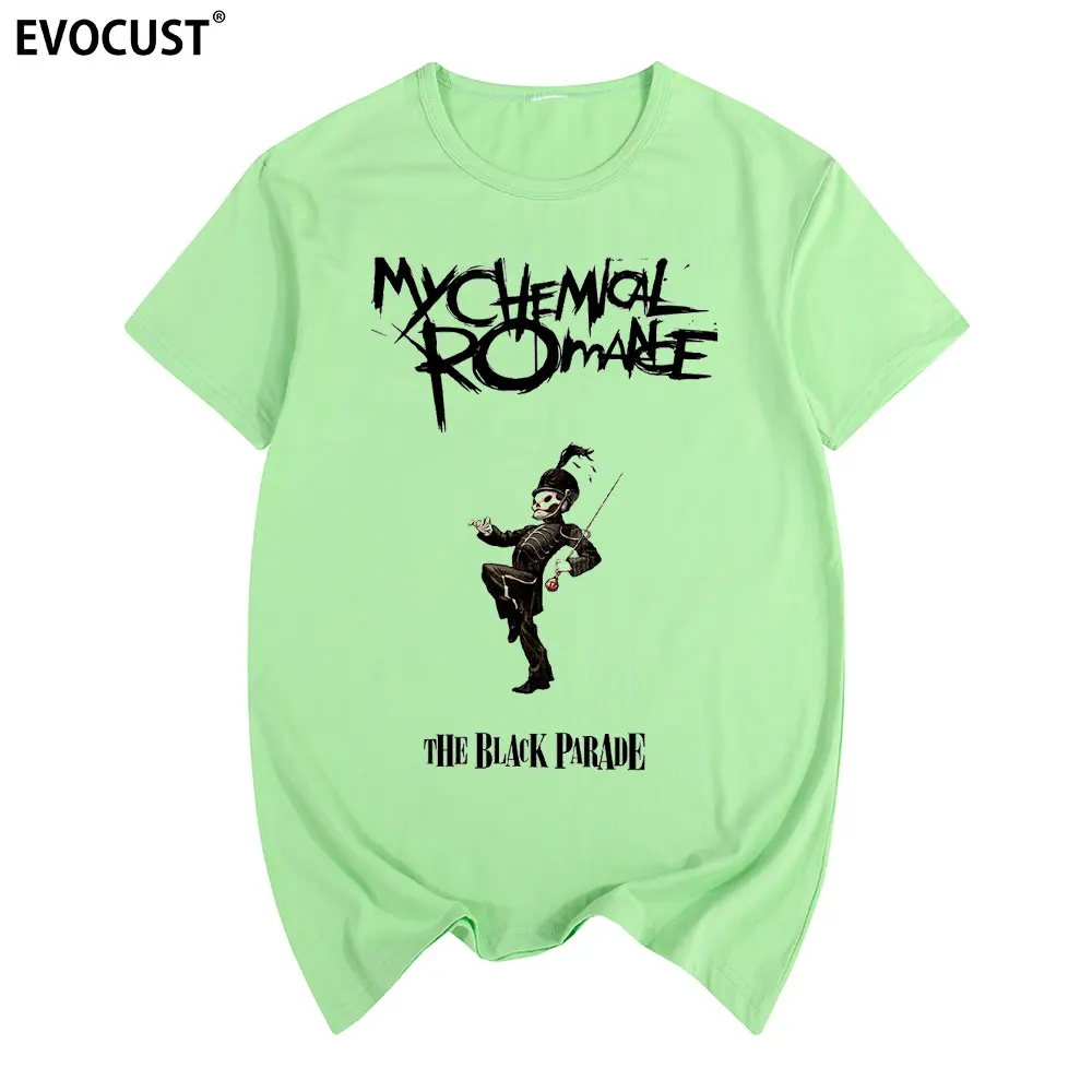 My Chemical Romance панк-рок, хип-хоп футболка хлопок Для мужчин футболка Для женщин летние - Цвет: fruit green