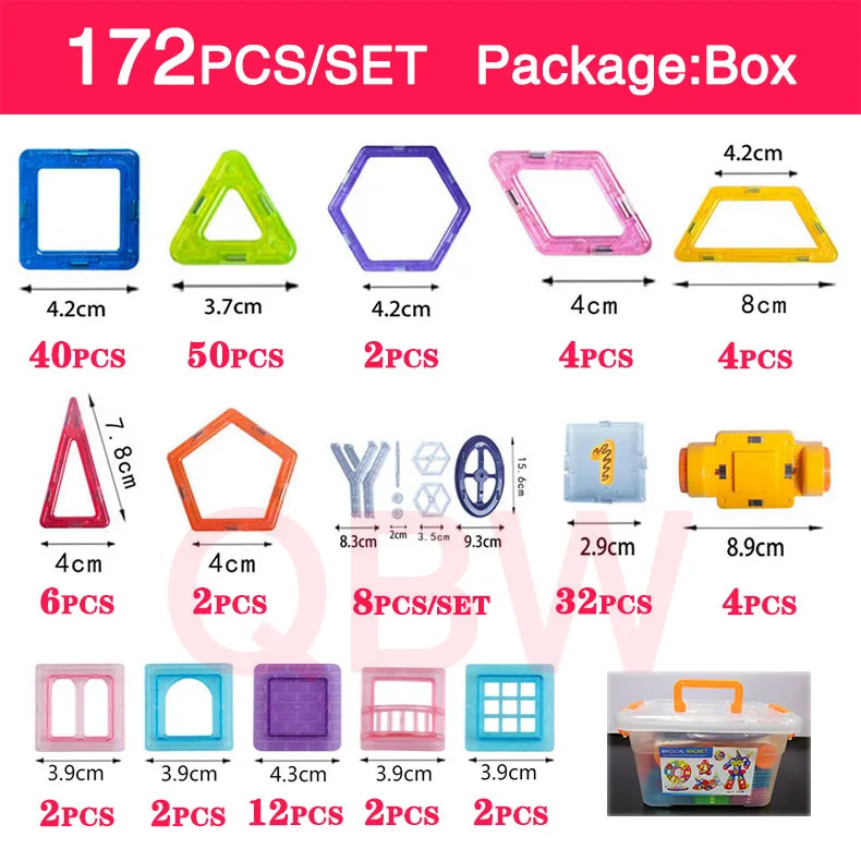 172pcs-box