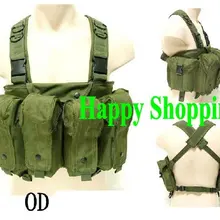 Новейший боевой тактический военный штурмовой нагрудный Охотничий Жилет OD зеленый