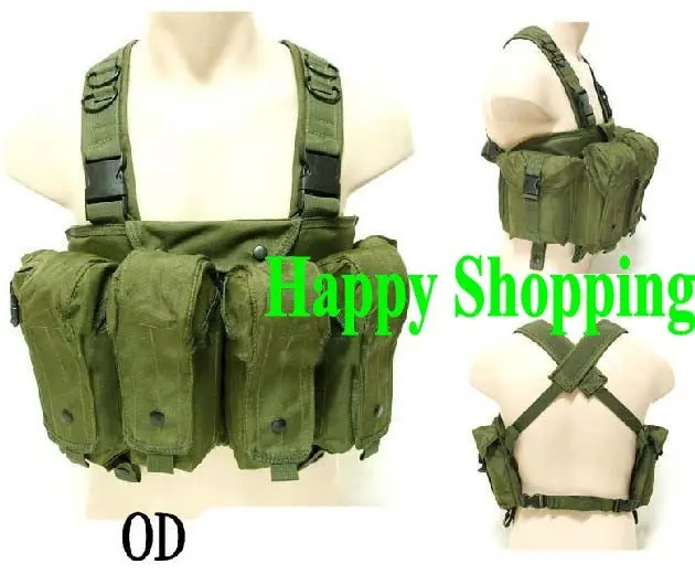 

Latest Combat Tactical Military Assault Chest Outdoor Hunting Vest OD Green